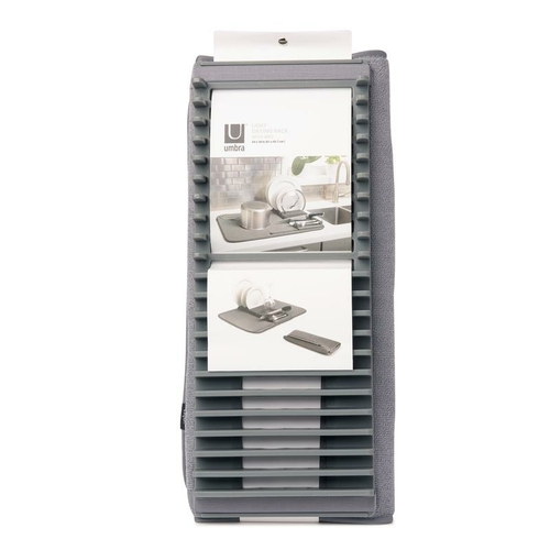 Umbra  18 in. W x 24 in. L Charcoal  Microfiber  Drying Rack w/Mat - Image 3